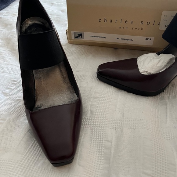 Charles Nolan - Hilary Heels w/Elastic Strap (37.5) - Picture 2 of 4